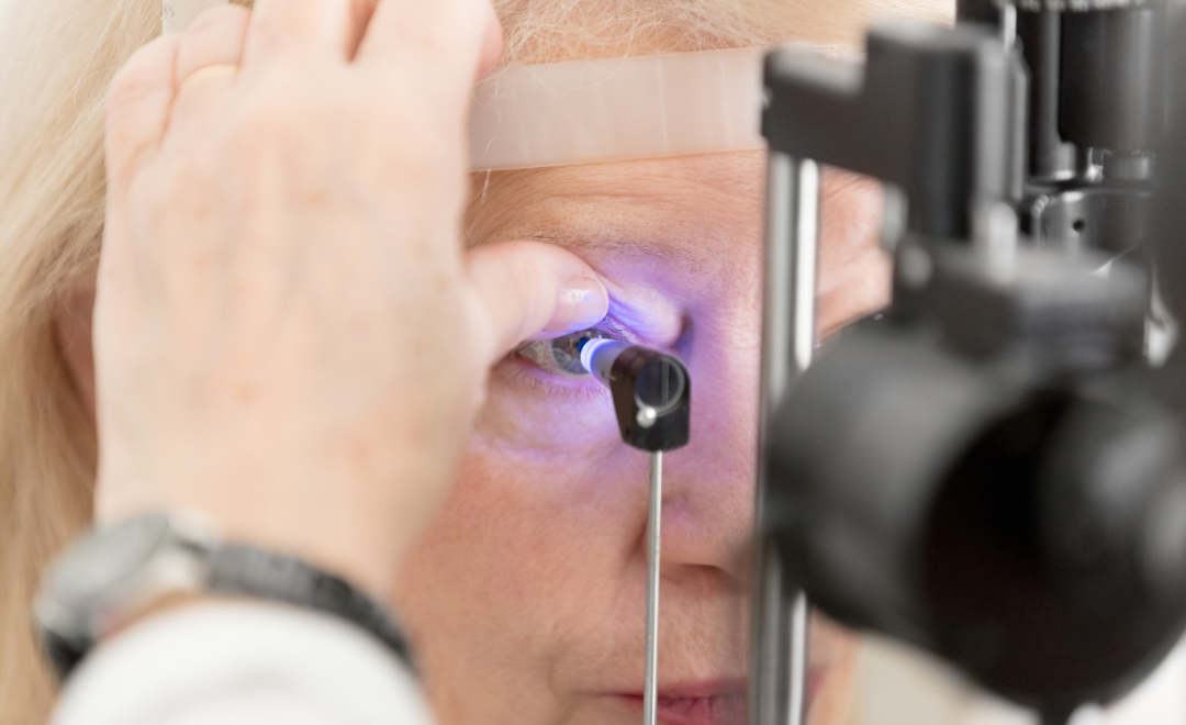 Rozpoznanie jaskry - badanie oka